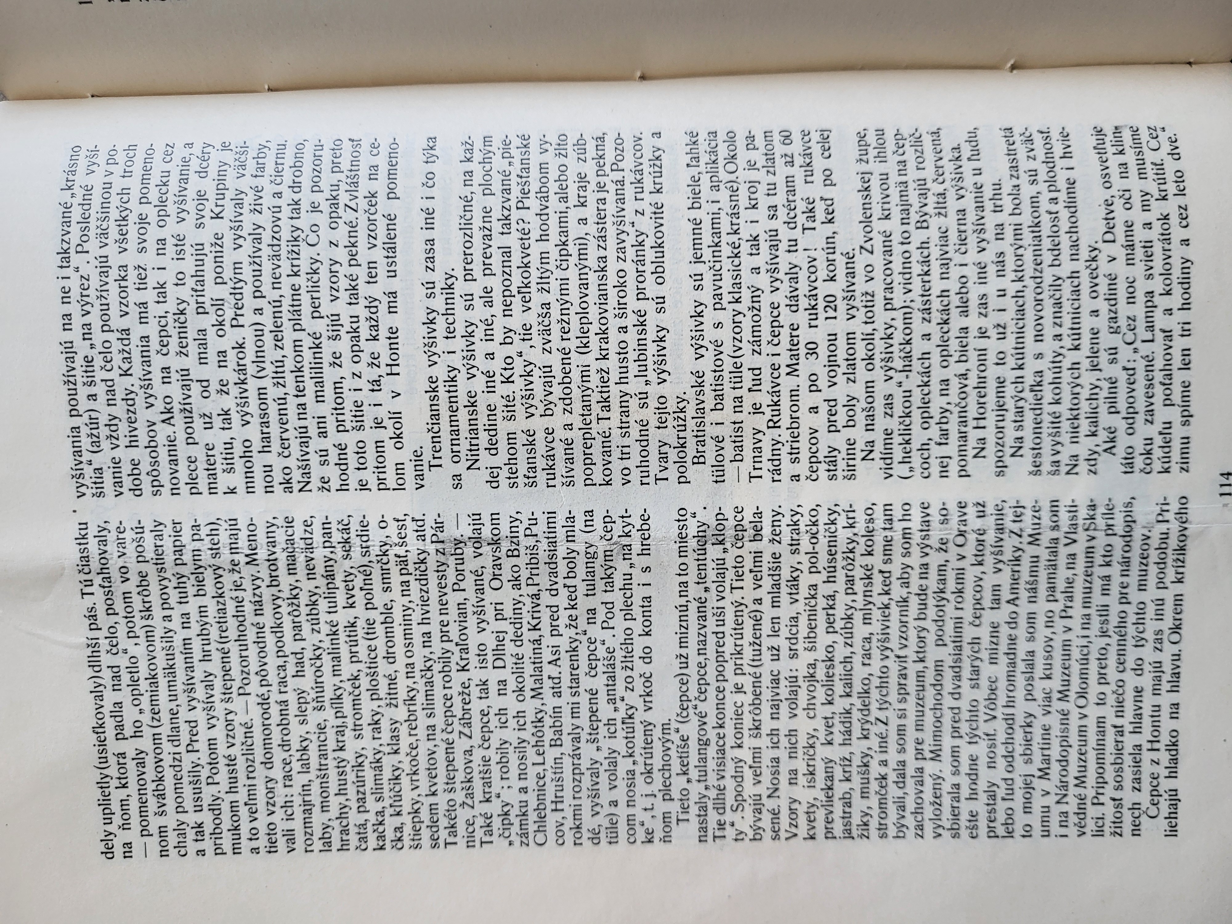 Článok O krojoch, Živena 1924, časť II.