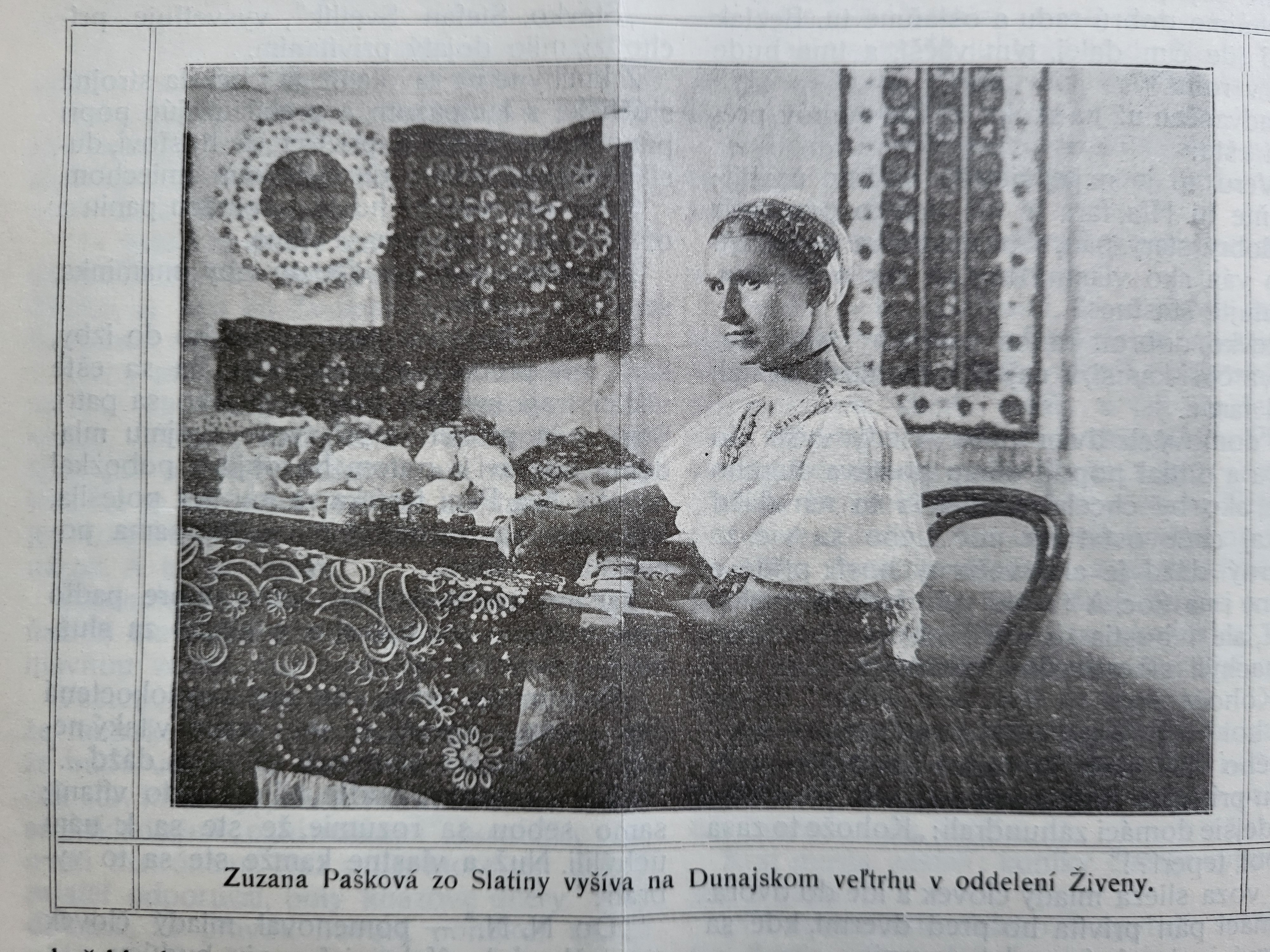 Článok Vyšívačka, Živena 1925