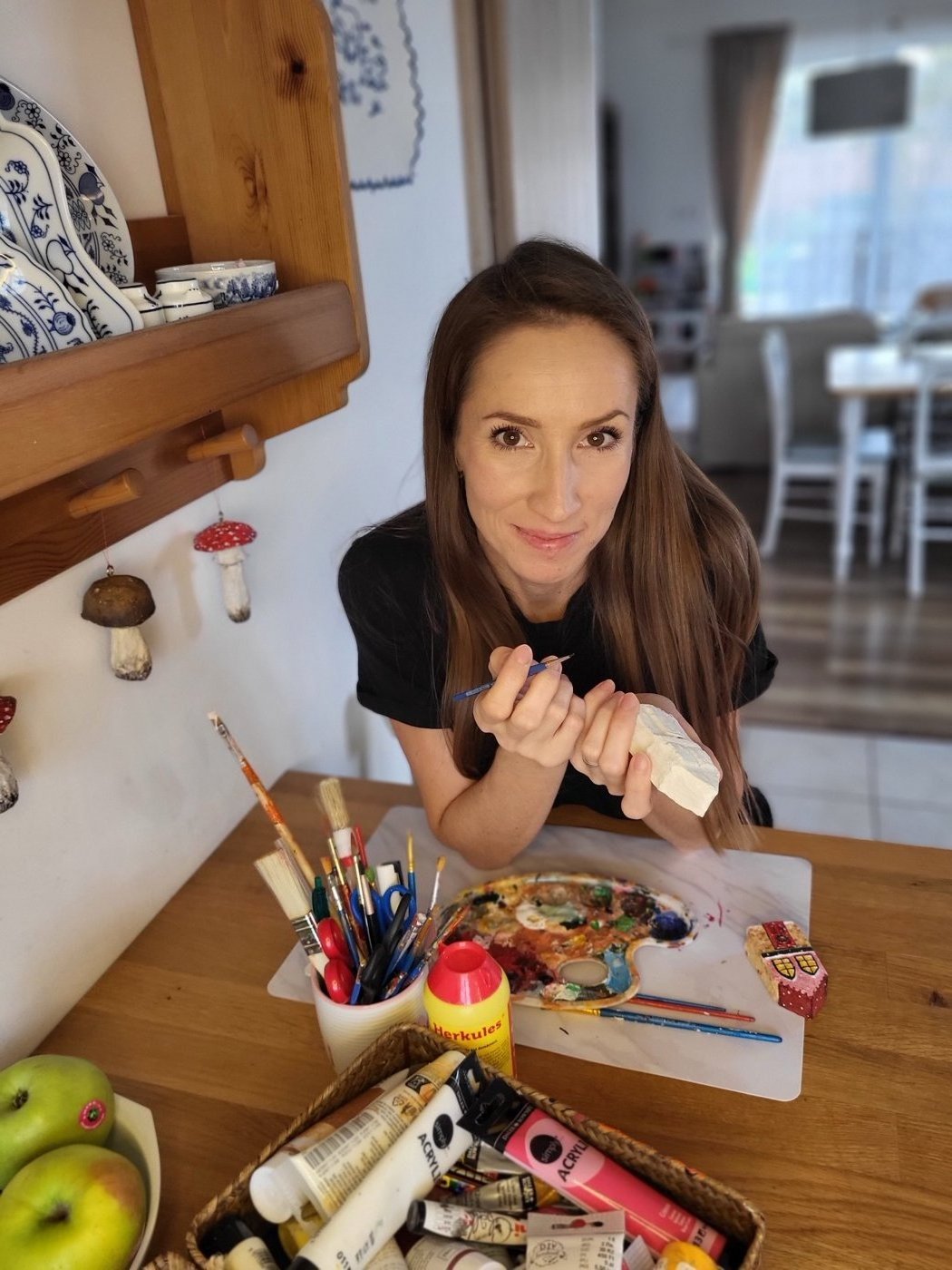 Anna Lockwoodová pri práci