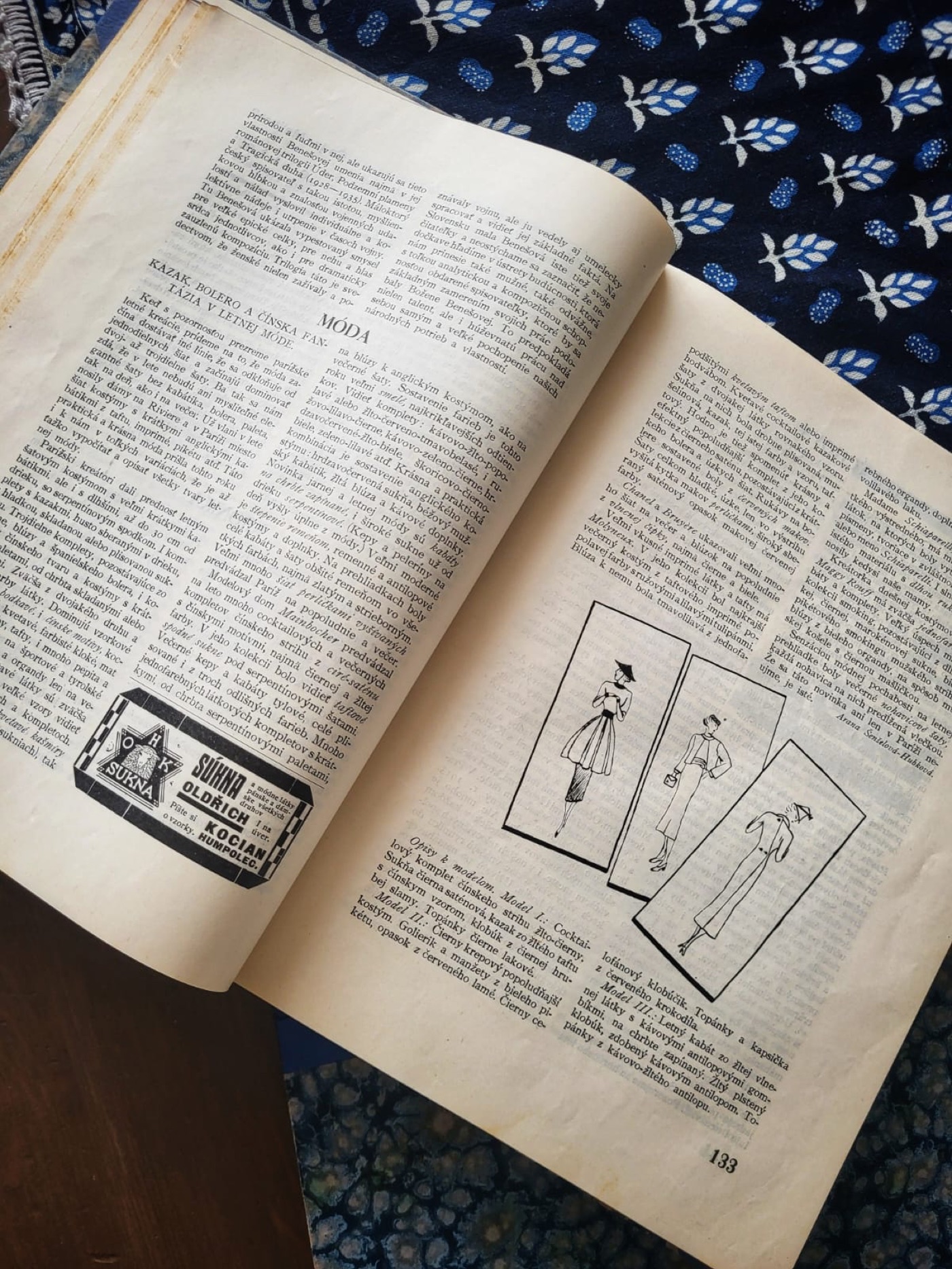 Módna rubrika Lipy v časopise Živena — návrhy odevov s uplatnením slovenských výšiviek, 1913